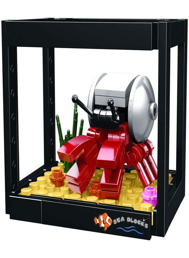 ThinkerPlace 8-in-1 Dream Ocean Fish Tank Hermit Crab (90 Pieces) | Learn About Marine Life | Building Block Set for Kids Age 6+ | STEM Educational Toy | Build, Collect & Create a Big Fish Tank - Image 3